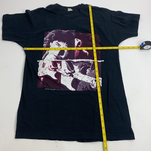 Vintage 1990 Bob Dylan Band graphic T shirt L Fruit of Loom 1988 Tour Company - Picture 11 of 12